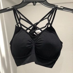 Black Strappy Bra
